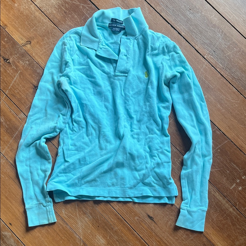 Ralph Lauren Aqua the Skinny Polo